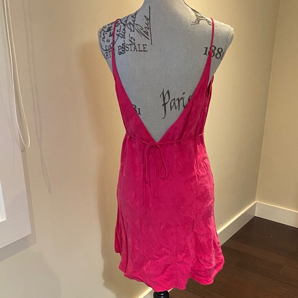 Aritzia Wilfred Pink Slip Dress - Picture 5 of 8